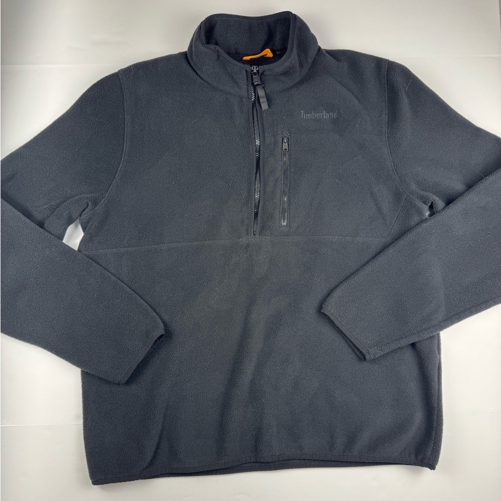 Timberland Men's Mt Willard 1/4 Zip Fleece jacket in Black size XL